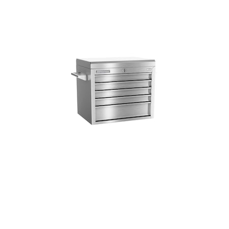 Champion Tool Storage FMPro SST Top Chest, 5 Drawer, Silver, Stainless Steel, 27 in W x 20 in D FMPS2705TC